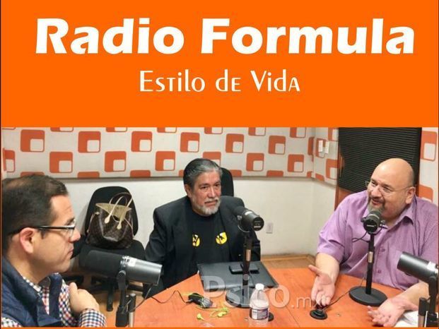 Con Marco Antonio Silva en el programa de radio fórmula Estilo de Vida