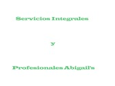 Servicios Integrales y Profesionales Abigail's