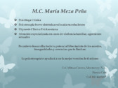 Mtra. Maria De Jesus Meza Peña