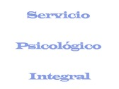 Servicio Psicológico Integral
