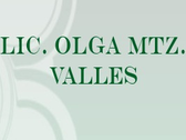 Lic. Olga Mtz. Valles