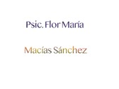 Flor María Macías Sánchez
